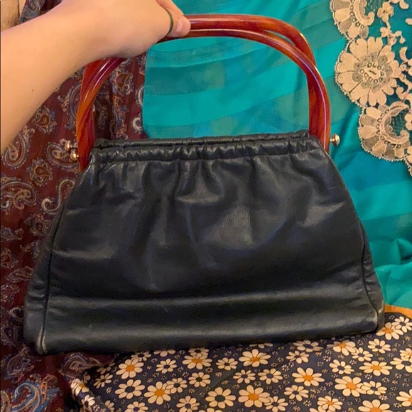 Vintage Blue Handbag - Picture 6 of 8